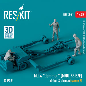 RESKIT RSF48-0061 MJ-4 « Jammer » (MHU-83 B/E) pilote et aviateurs (scène 2) (3 pièces) (Impression 3D) 1/48 – image 2