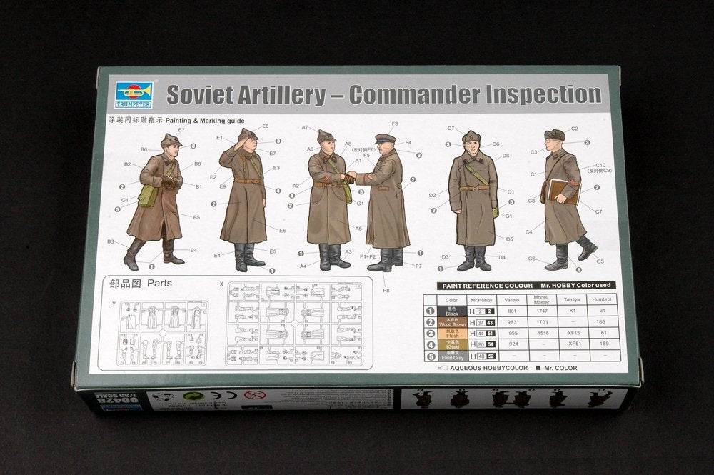 Trumpeter 00428 Soviet Artillery - Commander Inspection 1/35 – zdjęcie 4