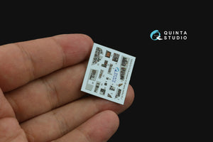 Quinta Studio QDS-72172 Blackburn Buccanneer S.2B Early 3D-Printed &amp;amp; colored Interior on decal paper (Airfix) (small version) 1/72 – immagine 6