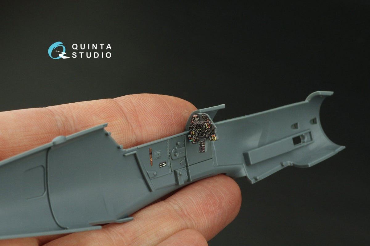 Quinta Studio QD48420 Bf 109K-4 3D-Printed &amp;amp; colored Interior on decal paper (Eduard) 1/48 – immagine 8