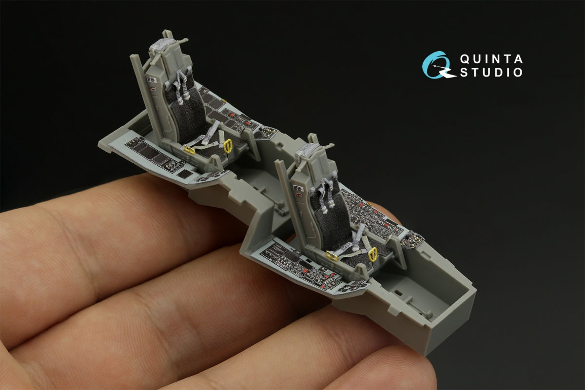 Quinta Studio QD48418 F-16D block 30 3D-Printed &amp;amp; colored Interior on decal paper (Kinetic 2022 tool) 1/48 – obrázek 12