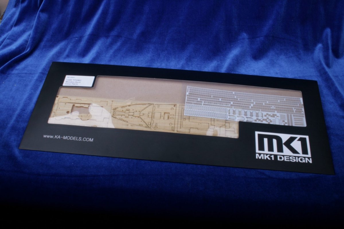 MK1 Design MD-40001 Pont en bois du Titanic 1/400 – image 4