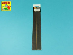Aber KR-10 Brass square rods 1.0mm length 245mm x 2 pcs. – image 3