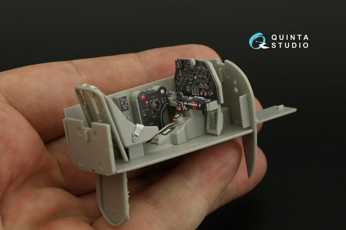 Quinta Studio QD32200 P-38L-5-LO Lightning 3D-Printed &amp;amp; colored Interior on decal paper (Trumpeter/Hobbycraft) 1/32 – image 4
