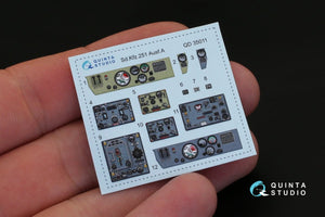 Quinta Studio QD35011 KFZ 251 Ausf.A 3D-Printed &amp;amp; colored Interior on decal paper (for ICM kits) 1/35 – Bild 2