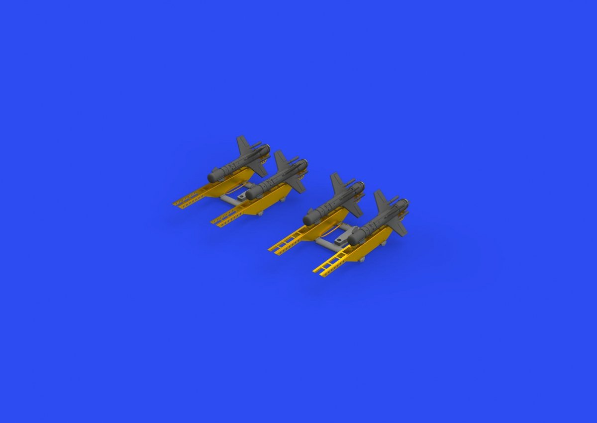 Eduard 648675 Falanga 9M17P missiles EDUARD / ZVEZDA 1/48 – imagen 2