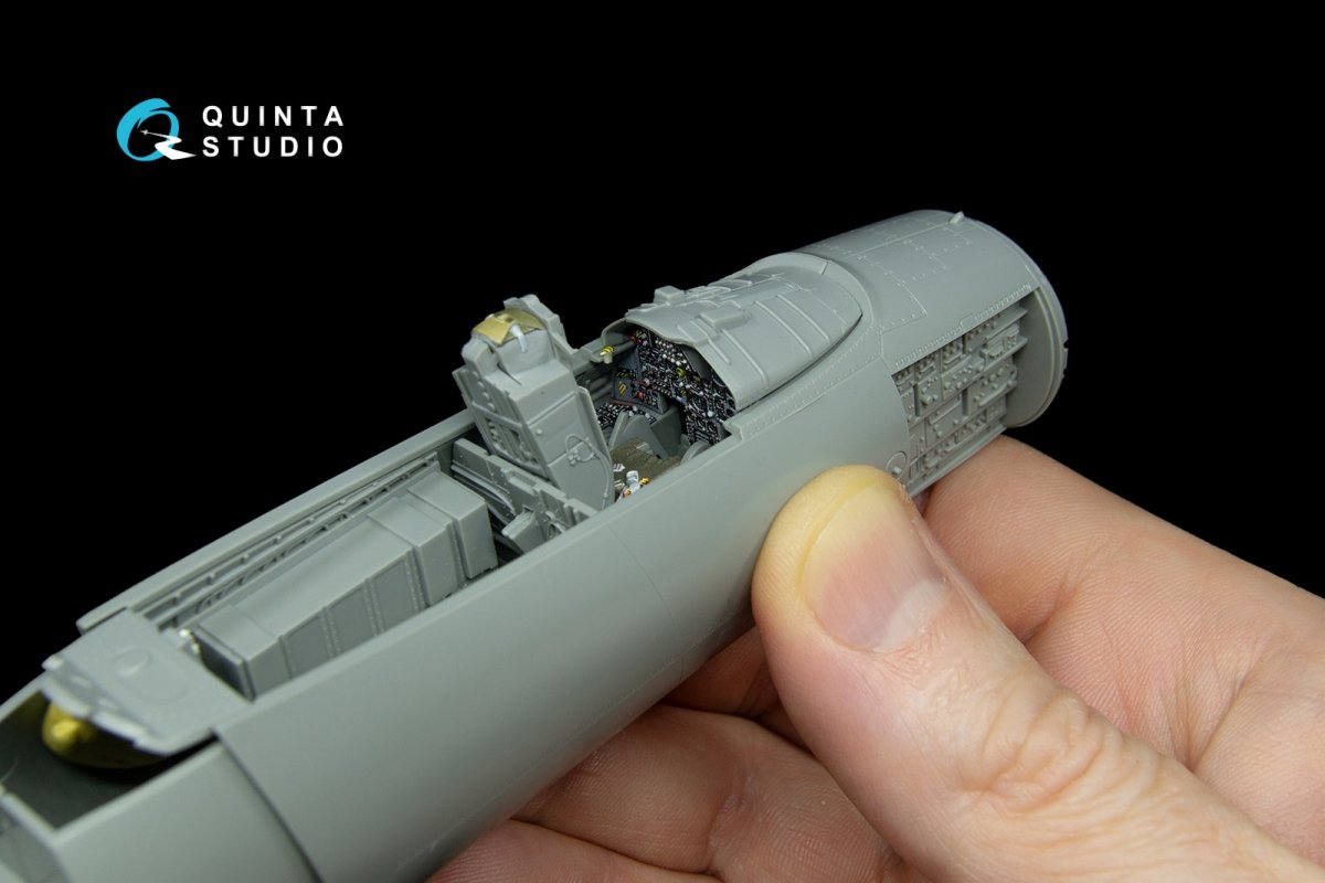 Quinta Studio QD48038 F-15A 3D-Printed &amp;amp; colored Interior on decal paper (for GWH kit) 1/48 – image 3