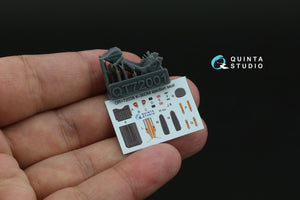 Quinta Studio QD+72167 Su-17UM3 3D-Printed &amp;amp; colored Interior on decal paper (Modelsvit) (with 3D-printed resin part) 1/72 – image 6