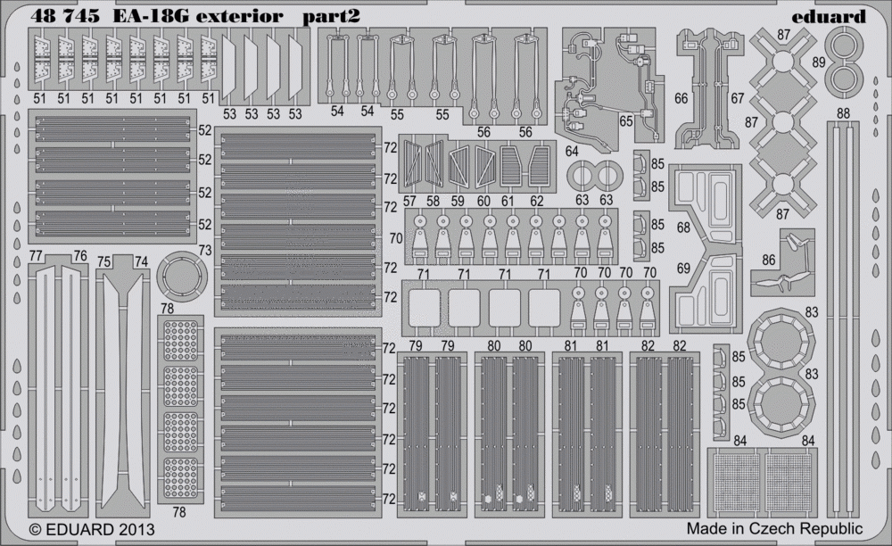 Eduard 48745 EA-18G exterior 1/48 Italeri – image 2