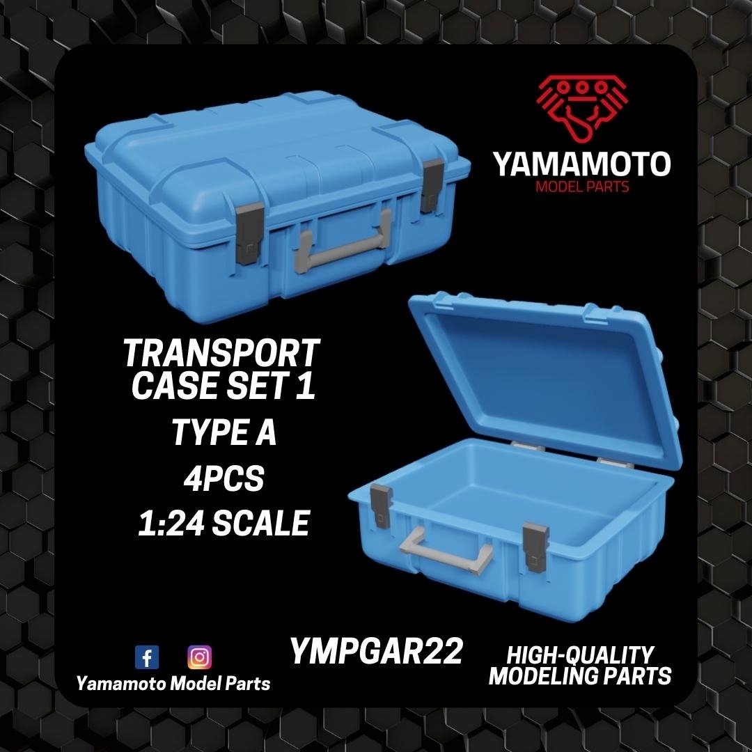 Yamamoto YMPGAR22 Transport Case Set 1 - Type A 1/24 – image 3