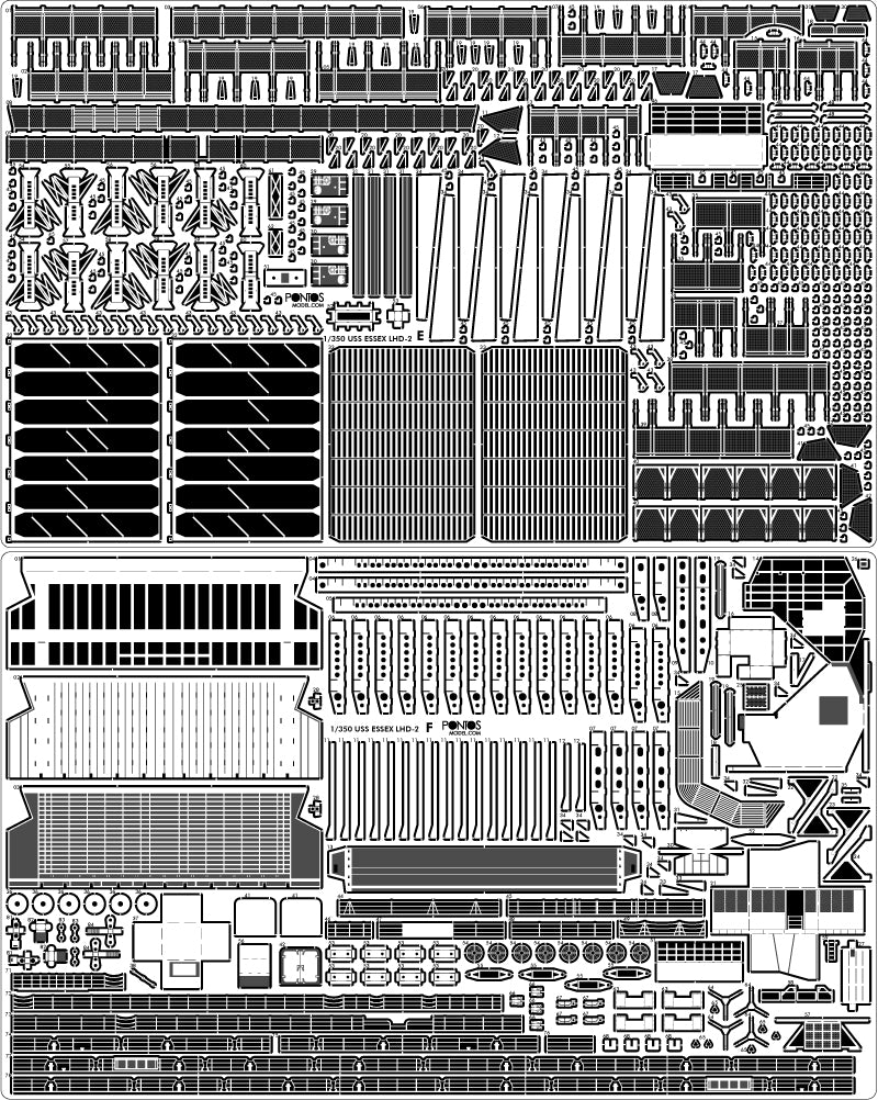 Pontos 37001R1 USS LHD-2 Essex Kit+Detail Up Set 1/350 – Bild 8