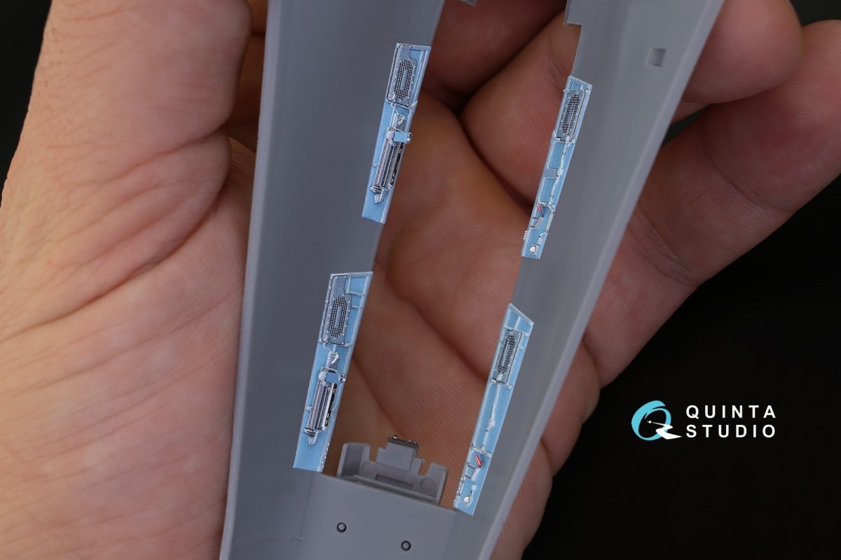 Quinta Studio QD48171 Su-27UB 3D-Printed &amp;amp; colored Interior on decal paper (for HobbyBoss kit) 1/48 – image 6