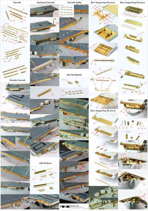 Pontos 35004F1 USS CV-10 Yorktown 1944 Detail Up Set 1/350 – obrázek 3