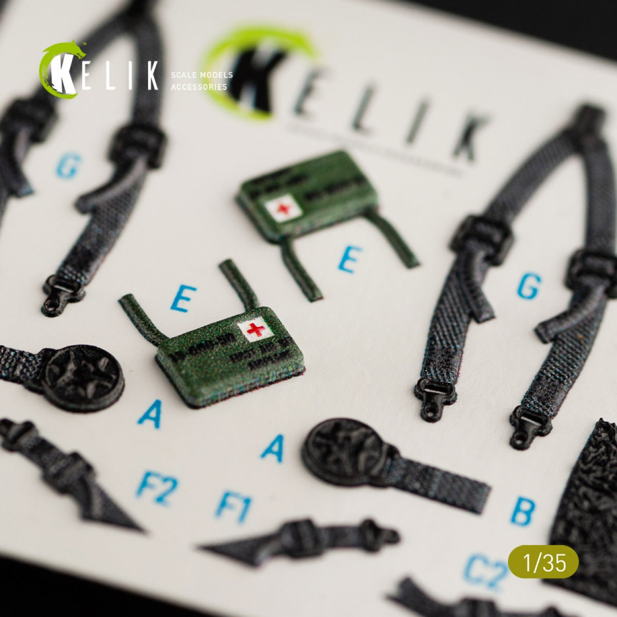 KELIK K35016 HH-60H RESCUE HAWK INTERIOR 3D DECALS FOR KITTY HAWK KIT 1/35 – image 7