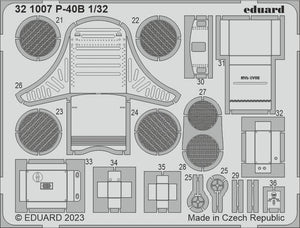 Eduard 321007 P-40B GREAT WALL HOBBY 1/32 – image 2