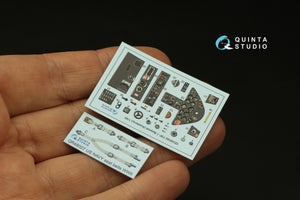 Quinta Studio QD48392 F8F-1 Bearcat 3D-Printed &amp;amp; colored Interior on decal paper (Academy) 1/48 – obrázek 3