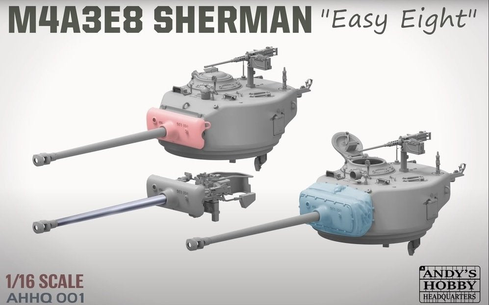 Andy&amp;#39;s Hobby Headquarters AHHQ-001 M4A3E8 Sherman &amp;quot;Easy Eight&amp;quot; 1/16 – Bild 5