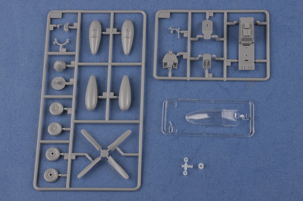 Hobby Boss 85808 North-American P-51D Mustang Yellow Nose 1/48 – obrázek 7