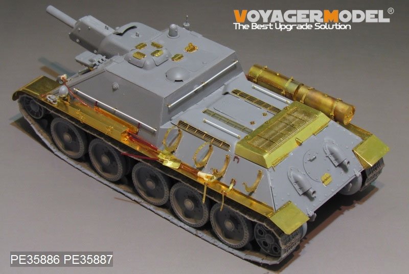 Voyager Model PE35886 WWII Russia SU-122 Basic For MINIART 1/35 – image 3