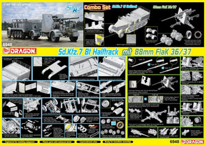 Dragon 6948 Sd.Kfz.7 8(t) Halftrack + 88mm FlaK 36/37 1/35 – image 2