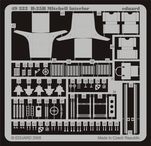 Eduard BIG4861 B-25B 1/48 ACCURATE MINIATURES – image 4