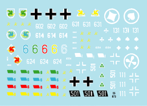Star Decals 35-873 PzKpfw III from Pz.Reg.3, 2. Pz.Div. 1/35 – immagine 3