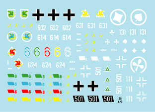 Star Decals 35-873 PzKpfw III from Pz.Reg.3, 2. Pz.Div. 1/35 – immagine 3