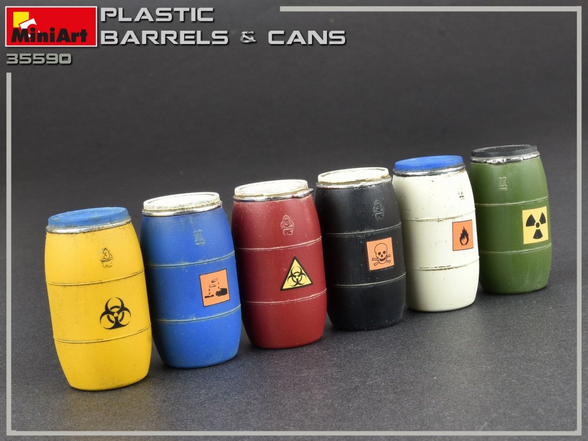 MiniArt 35590 Plastic Barrels &amp;amp; Cans 1/35 – image 6