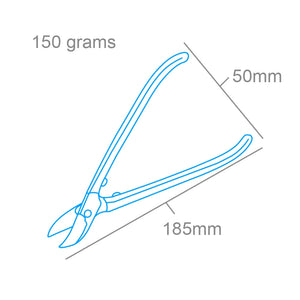 Modelcraft PPL1208 Curved Jewelers Tinsnips (180mm) – obrázek 2