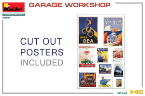 MiniArt 49011 GARAGE WORKSHOP 1/48 – Bild 3