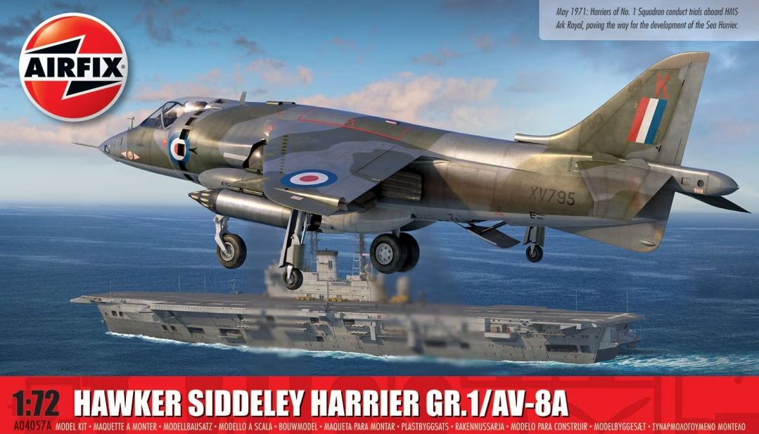 Airfix 04057A Hawker Siddeley Harrier GR.1/AV-8A 1/72