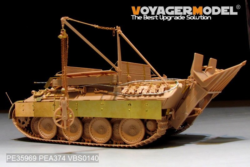 Voyager Model PE35969 WWII German Bergepanther Ausf.A (Early type,Panther A tool holders) Basic For MENG SS-015 1/35 – obrázek 6
