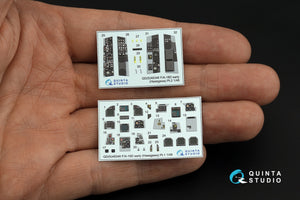 Quinta Studio QDS-48346 FA-18D early 3D-Printed &amp;amp; colored Interior on decal paper (Hasegawa) (small version) 1/48 – Bild 11