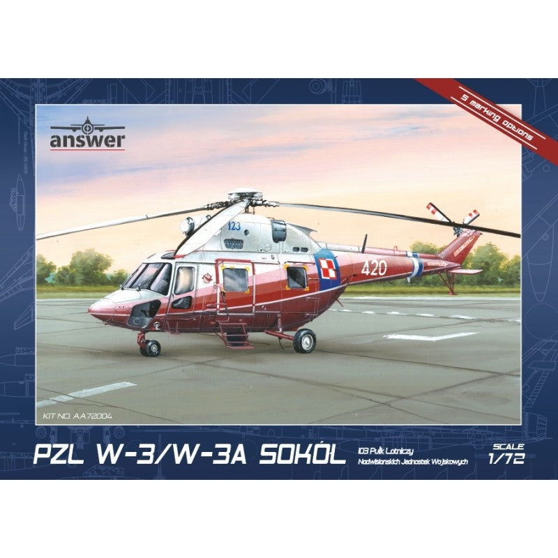 Answer AA72004 PZL W-3/W-3A Sokół 103rd Air Regiment NJW 1/72