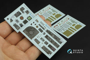 Quinta Studio QD32107 A-6E TRAM Intruder 3D-Printed &amp;amp; colored Interior on decal paper (Trumpeter) 1/32 – obrázek 10