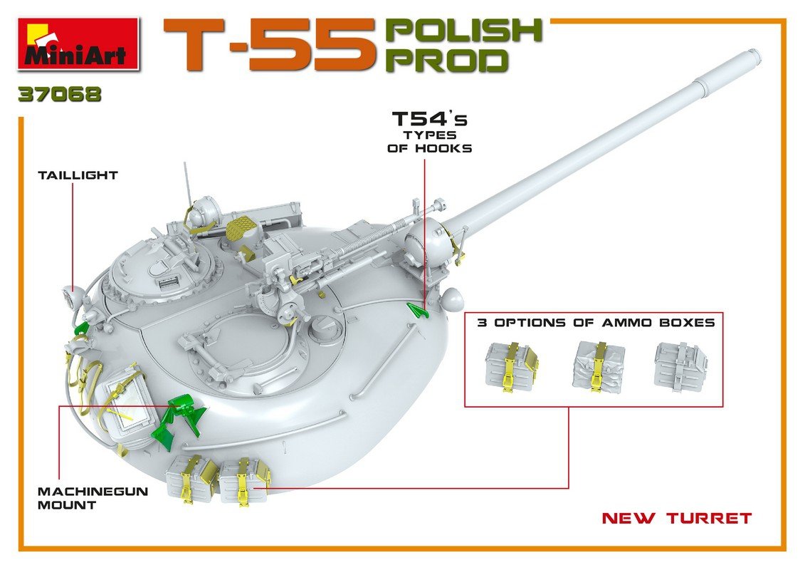 MiniArt 37068 T-55 POLISH PRODUCTION 1/35 – image 9