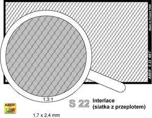 Aber S-22 Net with interlaced mesh 1.7 x 2.4 mm – Bild 2