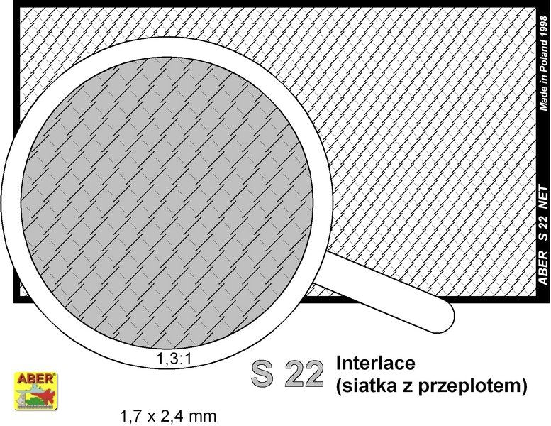 Aber S-22 Net with interlaced mesh 1.7 x 2.4 mm – Bild 2