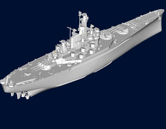 Trumpeter 05762 USS Alabama (BB-60) 1/700 – obrázek 5