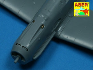 Aber A48 003 Set of 4 barrels tips for German 7.92 mm MG 17 aircraft machine guns (1/48) – image 4