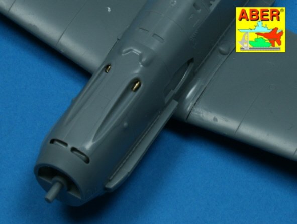 Aber A48 003 Set of 4 barrels tips for German 7.92 mm MG 17 aircraft machine guns (1/48) – image 4
