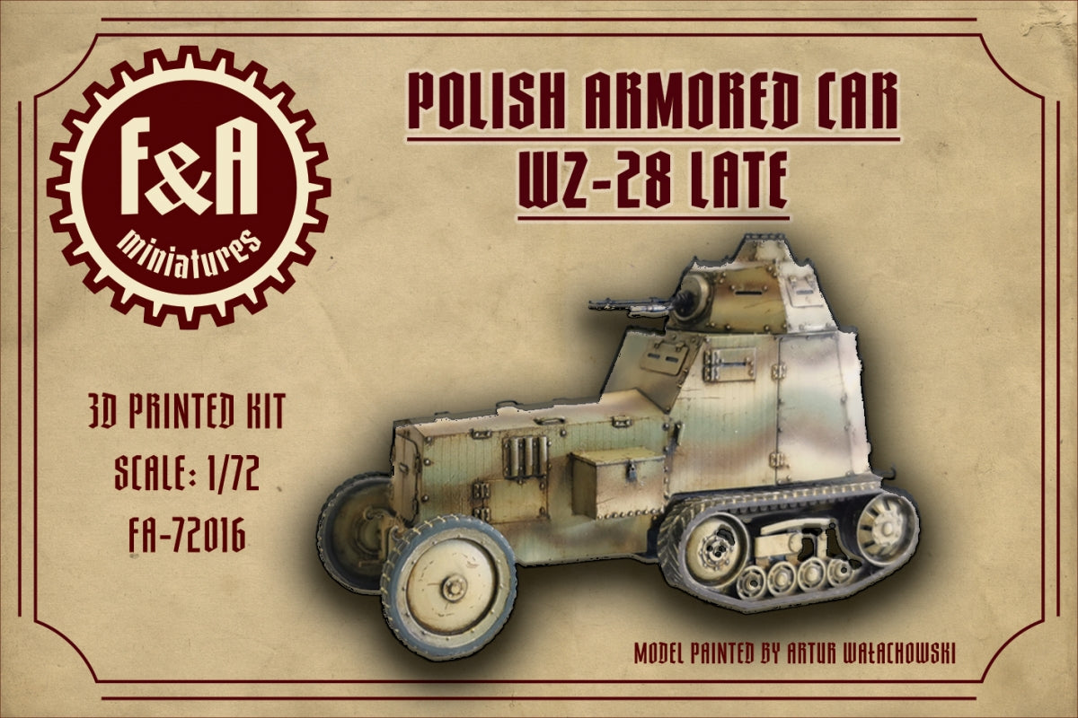 F&amp;A Miniatures FA-72016 WZ.28 Late 1/72