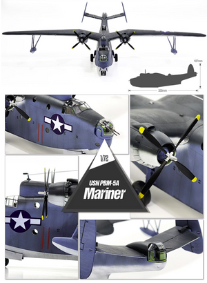 Academy 12586 USN PBM-5A MARINER 1/72 – immagine 6