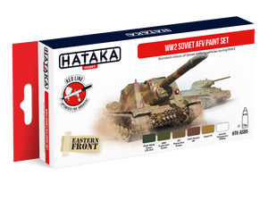 Hataka HTK-AS95 WW2 Soviet AFV paint set (6x17ml)