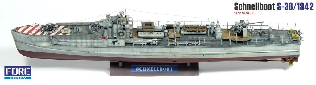 Fore Hobby 1001 Schnellboot S-38 1942 1/72 – Bild 18
