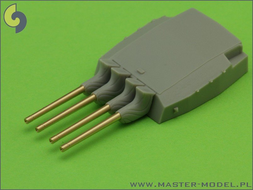 Master SM-700-030 France 380 mm/45 (14.96in) Model 1935 barrels - for turrets with blastbags (8pcs) – image 2