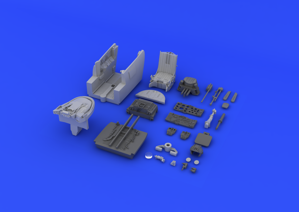 Eduard 648091 MiG-29 cockpit 1/48 (Academy)