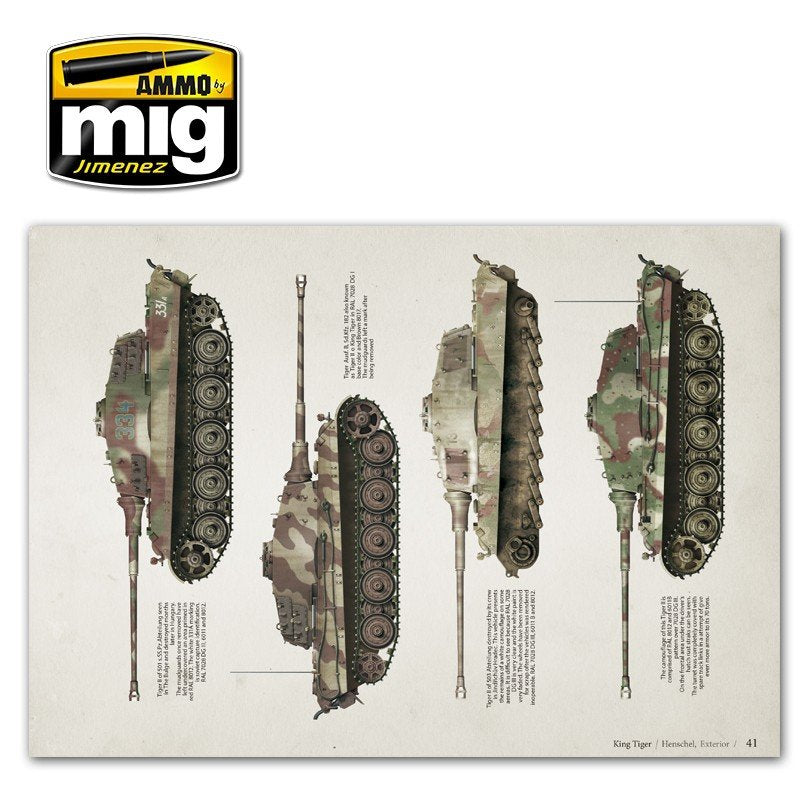 AMMO of Mig Jimenez 6022 KING TIGER - VISUAL MODELERS GUIDE (English) – obrázek 9