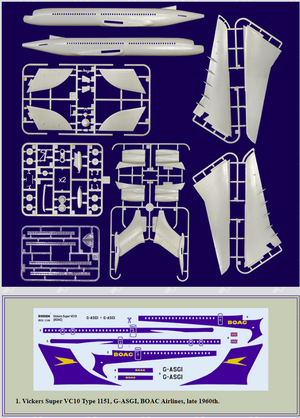 Roden 313 Vickers VC-10 Super Type 1151 1/144 – image 2