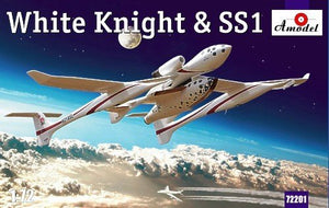 A-Model 72201 Burt Rutan White Knight and SS-1 (Space Ship One) Sub-Orbital Spaceplane 1/72